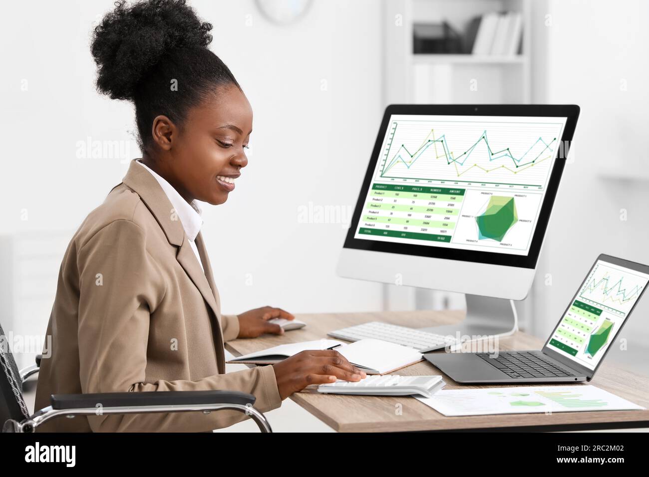 Professional CA office workspace